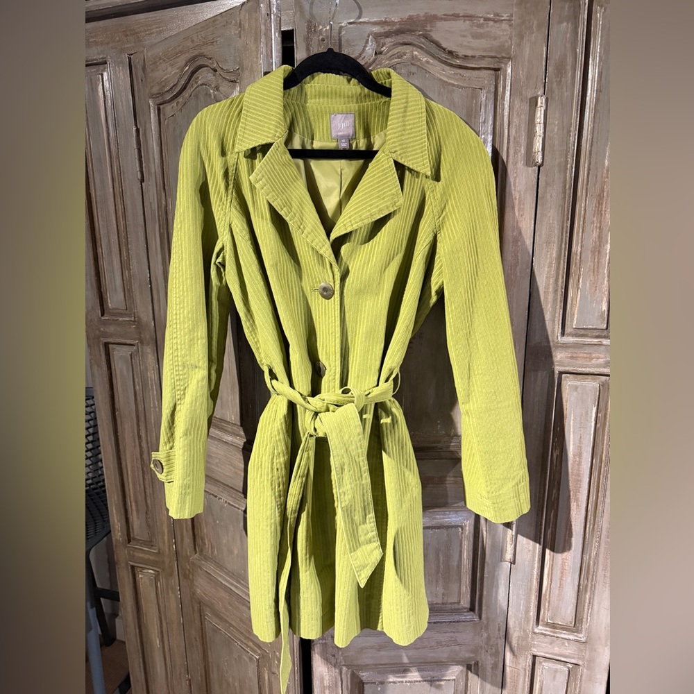 J. Jill Vintage Corduroy Trench Coat